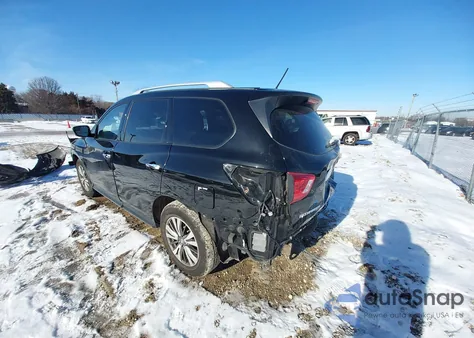 2017 Nissan Pathfinder S из США, поврежденный, VIN 5N1DR2MM4HC680250